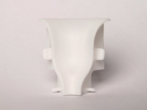 50m Sockelleisten All Inclusive Paket Reinweiß – Fußleisten Sparpaket - 3