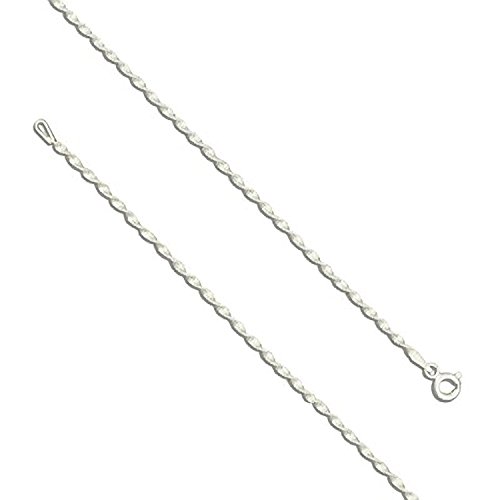 Rope Prince Of Wales Singapore Chain Sterling Silver Anklet Ankle