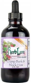 Herb Lore Cramp Bark &amp; Black Haw Tincture (Alcohol Free, 118ml (4oz.))