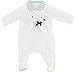 Berlingot Baby Girls 0-24m DORS BIEN JERSEY Plain Pyjama Set, White (1 Blanc), 12-18 Months (Manufacturer size: 18 Months)