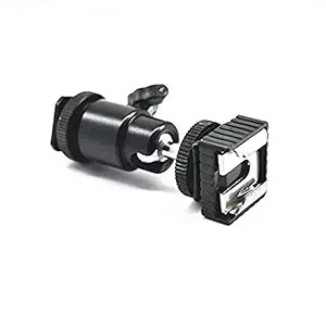 Digicare Camera Tripod LED Light Flash Bracket Camera Holder Mount 1/4 Hot Shoe Adapter Cradle Ball Head