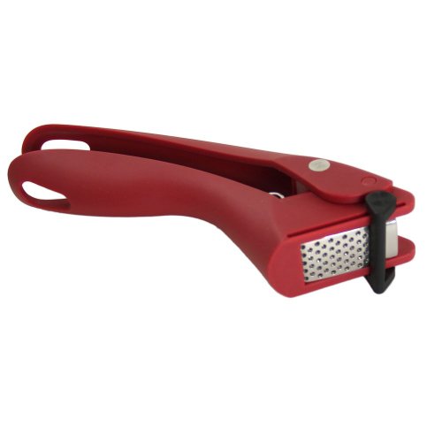 Kuhn Rikon 21181 Easy-Squeeze Knoblauchpresse, rot