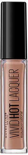 Maybelline New York Color Sensational Vivid Hot Laquer Lippenstift Nummer 64 unreal, 1er Pack (1 x 7.7 ml)
