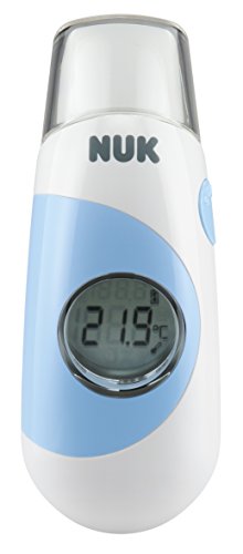 NUK Flash Baby Thermometer, Contactless Infra-Red Forehead Measurement, Quick and Hygienic Measurement in Seconds