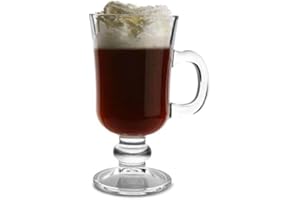 Topkapi 251.117 - Caffè irlandese, caffè freddo, punch, vin brulé, tazza di cioccolata calda con manico, modello 55141, ~240 ml, 6 pezzi