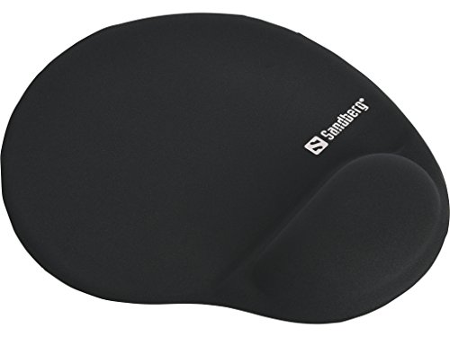 SANDBERG Gel Mousepad with Wrist Rest Silikon Schwarz
