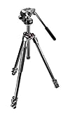Manfrotto MK290XTA3-2W 290 Xtra Kit Alu-Stativ mit 3 Segmenten und 2-Wege-Neiger schwarz