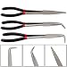Produktbild SODIAL 3 x 11 Zoll EXTRA LANGE NASEN ZANGEN SET GERADE & BENT TIPP MECHANIC GRIP HAND WERKZEUG