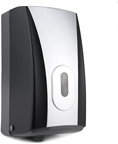 Toilet Paper Dispenser - Bulk Pack Inter-Leaf Or Standard Roll - Wall Mounted (Black/Silver)