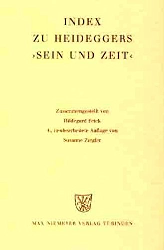 Download Index zu Heideggers Sein und Zeit Download Index zu Heideggers Sein und Zeit