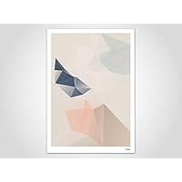 Pastell 1 / Poster, Bild, Kunstdruck, Illustration