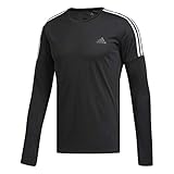Regular fit adidas CZ8097 Camiseta Mangas Largas, Hombre, Negro (Black/White), M