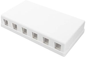 DIGITUS - Gussets with Modular Chassis - White, RAL 9010-6 Ports