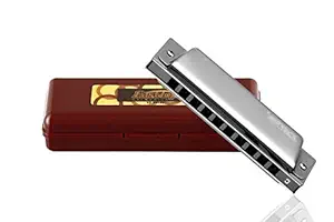 Easttop 10 Holes C Tune Octave Harmonica Chromatic Mouth Organ T10-3