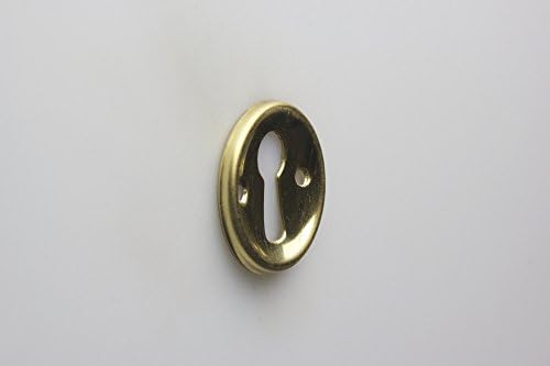 10 Pieces escutcheon Furniture Decorative Sign Plate Round Metal Gold Diameter 26 mm