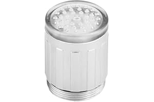 GAROSA Rubinetto con LED Colorato 3 Colori Automatico, Controllo Temperatura Flusso Acqua, Miscelatore Bagno e Moderno Senza Brand