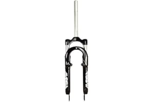 Motodak - Forcella per Ruote da 26" MTB, Zoom 456, 1", 1/8, in Alluminio Debt 60 mm per Freni V-Brake/Disc, Colore: Nero