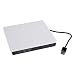 Produktbild Wokee Externes CD Laufwerk, Dünner externer USB 3.0 DVD RW CD Verfasser-Laufwerk-Brenner-Leser-Spieler für Laptop PC-für Laptops, Unterstützt Windows 10/8/7/XP/Mac OS-Brenner/Burner
