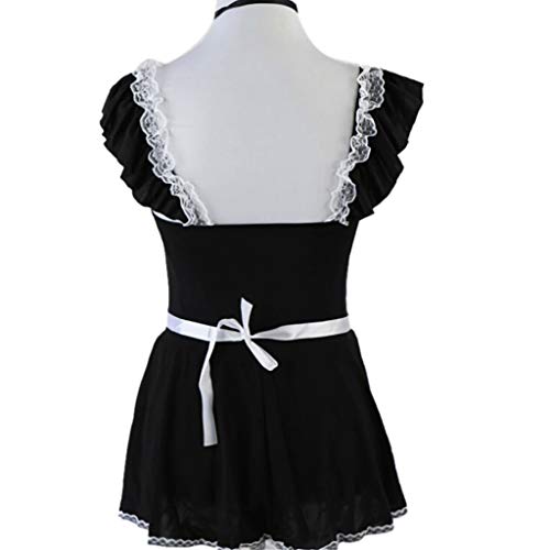 WWricotta Maid Women Sexy Lingerie Sexy Underwear Lovely Female Lace Bow Erotic Sleepwear