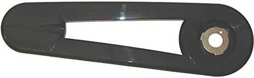 Hesling vollkettenschützer xcero 'ø 18 mm, Gesamtlänge: 628 mm, swing-a-just-technik ermöglicht einen variablen befestigungspunkt von 450-470 mm (AB tretlagermitte), inkl. Befestigungen (ohne Schrauben, schwarz glanz, bis 38 Zähne