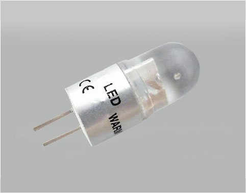 Preisvergleich Produktbild 2er Pack: G4 LED Leuchtmittel 10mm 12V Energiesparlampe (weiß)