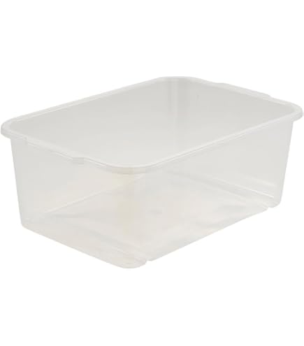 MAURY'S 3 Scatole Plastica Trasparenti Con Coperchio - Impermeabili E Impilabili Per Casa E Ufficio 35x25x15cm - Foto 14