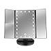 Produktbild Schminkspiegel mit Beleuchtung, ELOKI 22 LED Beleuchtet Kosmetikspiegel, Makeup Spiegel Touchscreen Einstellbar Dimmbar, Faltbare Schminkspiegel 180° Drehbarer, Batteriebetrieben und USB Aufladbar