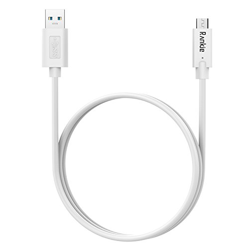 Cable USB C, Rankie 1m USB 3.0 Type-C a Type-A USB 3.0 Cable de Datos, Super alta Velocidad, Cargador Cable, Cable de Conexión, Cable para Apple MacBook, Nokia N1,Surface Pro 4, Nexus 5X / 6P, Lumia 950XL / 950, Oneplus 2 y todos USB Type C Cable Teléfonos Móviles y Otros USB Tipo-C Dispositivos - Imagen 7