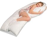 Traumreiter Jumbo XXL Seitenschläferkissen Schwangerschaftskissen U Form Körperkissen Seitenschläfer Kissen Full Body Pillow Traumreiter Jumbo XXL Seitenschläferkissen Schwangerschaftskissen U Form Körperkissen Seitenschläfer Kissen Full Body Pillow