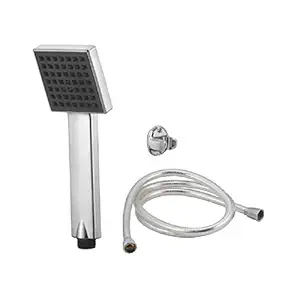 ANMEX Square Hand Shower Telephonic-Black (Chrome Plated) (10