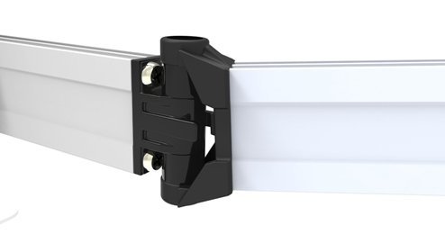 HFTEK® MP230C-N 3 Fach Triple Monitor Stand Halterung Halter Tischhalterung für Bildschirm 15 – 27 Zoll mit VESA 75 / 100 - 5
