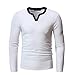 Produktbild Binggong Herren Sweatshirt Pullover Sweater mit Rundhalskragen aus hochwertiger Baumwollmischung Männer Sport Fitness Training Crewneck Täglichen Modern Langarmshirt Warm Basic