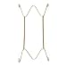 Produktbild Lionina Wandaufhänger für Teller, unsichtbar, 20,3 cm bis 40,6 cm, Draht, erweiterbar, für Teller und Teller von 19,8 cm bis 41,9 cm dekoratives Tablett 10inch Wie abgebildet