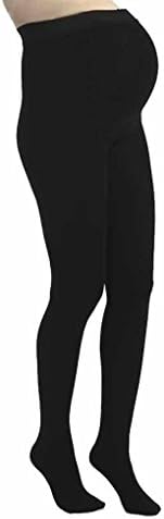 Pamela Mann 200 Denier Maternity Tights 2 Pair Pack (Medium / Large, Black)
