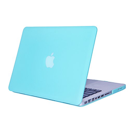 RYGOU Macbook Pro 13 Hülle, 4 in 1 Matte Plastik Hartschale Tastaturschutz Screen Shell Anti-Staub-Stecker für Macbook Pro 13,3 Zoll mit CD / DVD-Laufwerk Modell: A1278 - 2