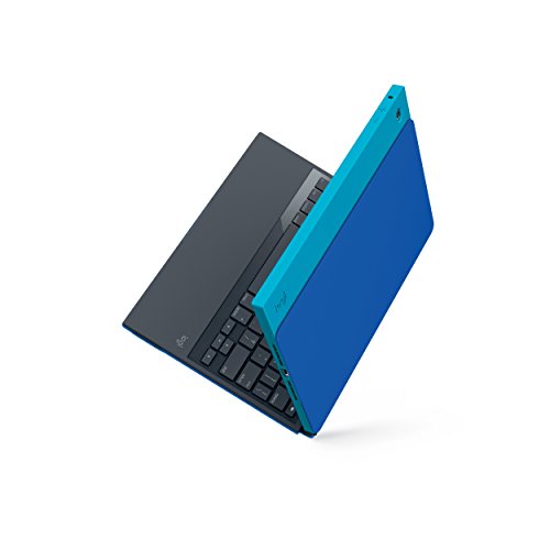 Logitech Blok Schutzhülle (für Apple iPad Air 2, integrierter QWERTZ Tastatur) knickenten/blau - 6