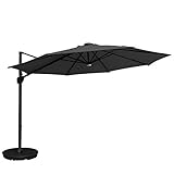 Schirmbezug: 220g/m² Polyester, Grau