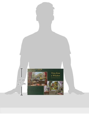 Jumbo Falcon de luxe View from a Window Jigsaw Puzzles (2 x 1000-Piece)