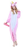 Kigurumi Einhorn Pyjamas Schlafanzug Kostüm Erwachsene Anime Unisex Kostüme Jumpsuit Karneval Cosplay Tier - 