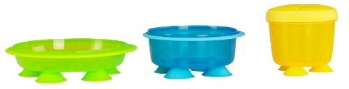 Fisher Price Multi Grip Suction Toddler Plate, Bowl and Snacker set
