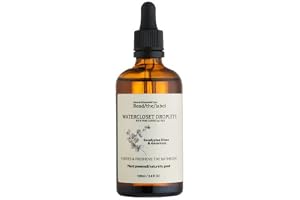 Vanilj Blanc Läs etiketten Vatten Closet Droplets, eteriska oljor för toaletter, bajs droppar för toaletter (eukalyptusdyk och geranium)