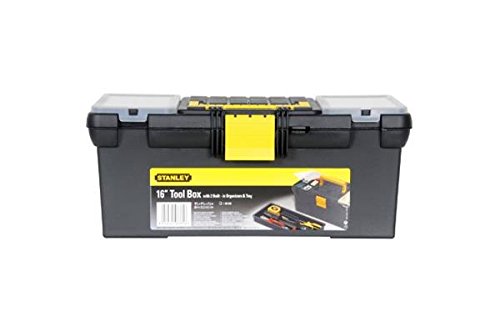 Stanley Werkzeugbox Classic Line mit Organizer, 39.4 x 22.2 x 16.2 cm, Kunststoff-Schließe, Vorhängeschloss-Öse 1-93-335 - 2