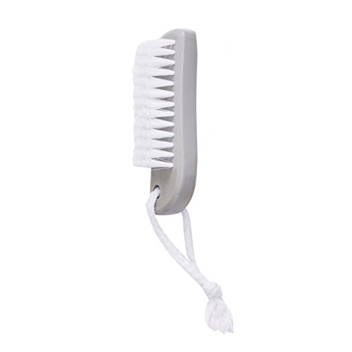 Danielle Creations Painted Wood Nail Brush, Grey