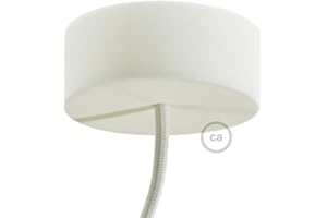 creative cables Kit Rosace cylindrique en Silicone - Blanc