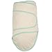 Miracle Blanket - Beige with Green Trim Swaddle Blanket
