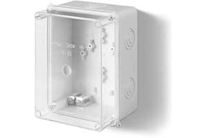 ELEKTRO-PLAST Natynkowa skrzynka rozdzielcza IP55 158 x 118 x 97 przezroczysta obudowa