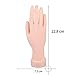 Perfect Summer Nail Art Practice Mannequin Hand Flexible Movable Soft Fake Hand Model