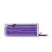 DDLBiz 100pcs 1 Set Eyelash Extension Micro Brushes Disposable Individual Applicators Mascara Makeup Brushes (Purple)