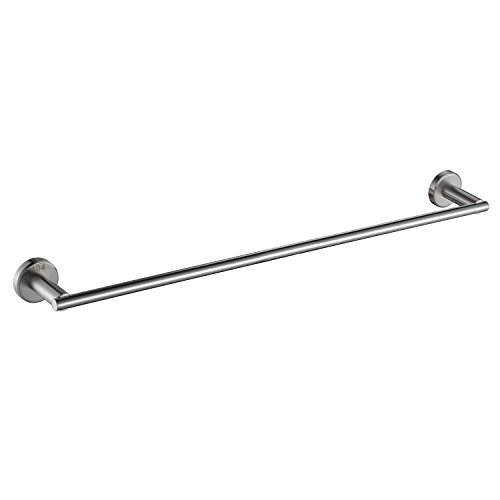 Weare Home Badezimmer Accessoires Einzeln silbern Handtuchstange aus hochwertig 304 Edelstahl Wandmontag Modern Einfach Design gebürstet finished Bohren