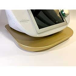 Thermobase Plance pour Thermomix TM5 e TM6 en Bois Faite à la Main Fabriquée en UE - Pour Déplacer Thermomix Rapidement ... (gold)